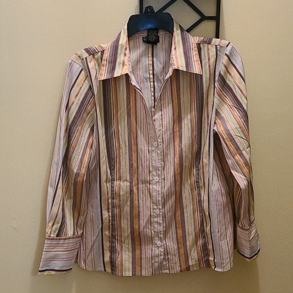 Rafaella Striped Blouse - Picture 1 of 7